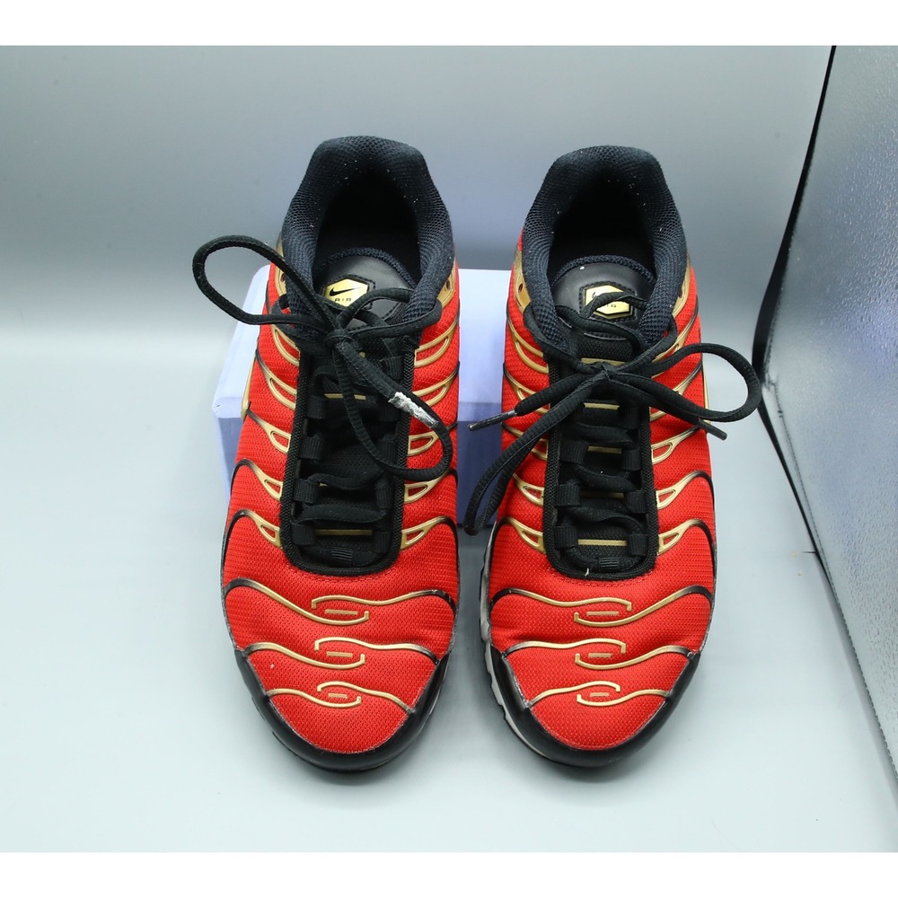 Nike Air Max Plus TN University Red Metallic Gold CU4919-600 Women's US 8